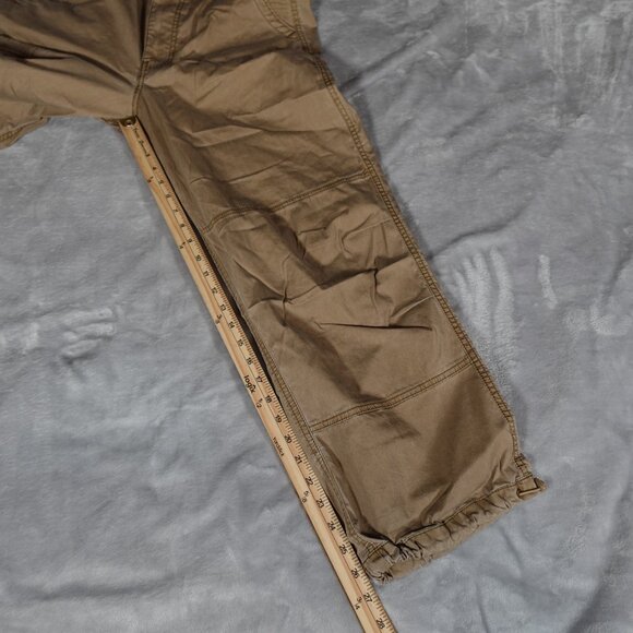 Abercrombie And Fitch Stretch Cargo Pants Mens 30x30 (Fits 30x27) Lightweight - Picture 9 of 11